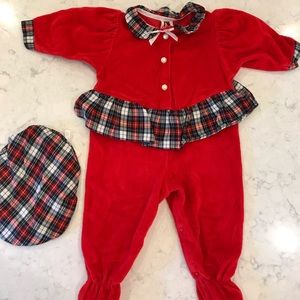 Carters Matching One piece Set- size 9 months